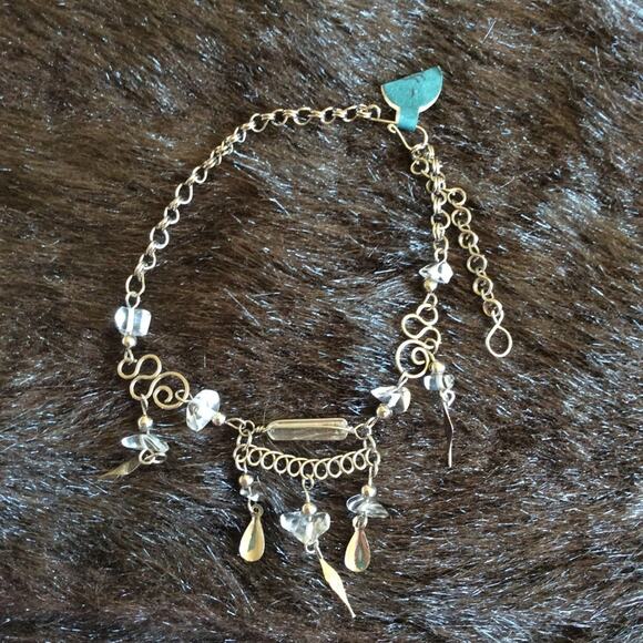 Silver Charm Dangle Bracelet - Picture 2 of 2